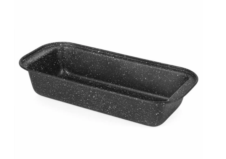 MIDNIGHT MARBLE: ELEGANT REKTANGULÆR NON-STICK KAKEFORM I BLACK MARBLE MØNSTER