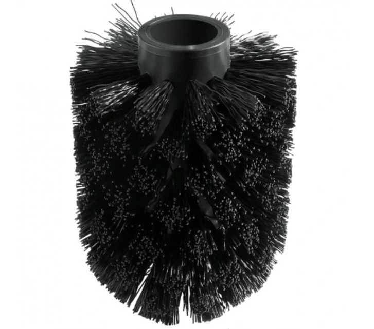 LUKSURIØS OG STILFULL TOALETTBØRSTE MED KROMFARGET BEHOLDER - EFFEKTIV RENGJØRING MED EN TOUCH AV ELEGANSE