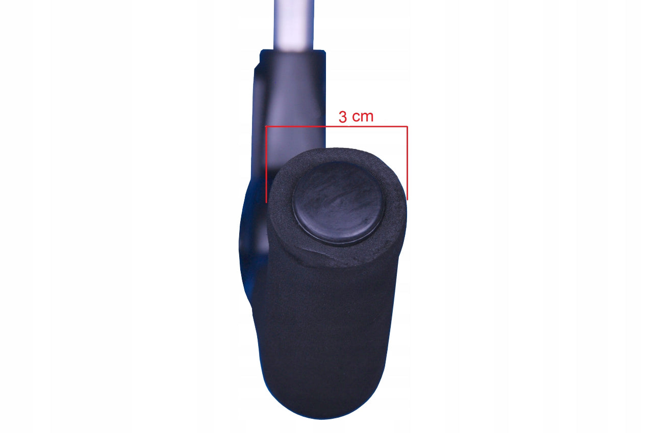 Foldbar veggholder for sykkel, 50x34x7 cm, sølv og svart stål med skumbeskyttelse, robust og kompakt design for oppbevaring av sykkel og utstyr.