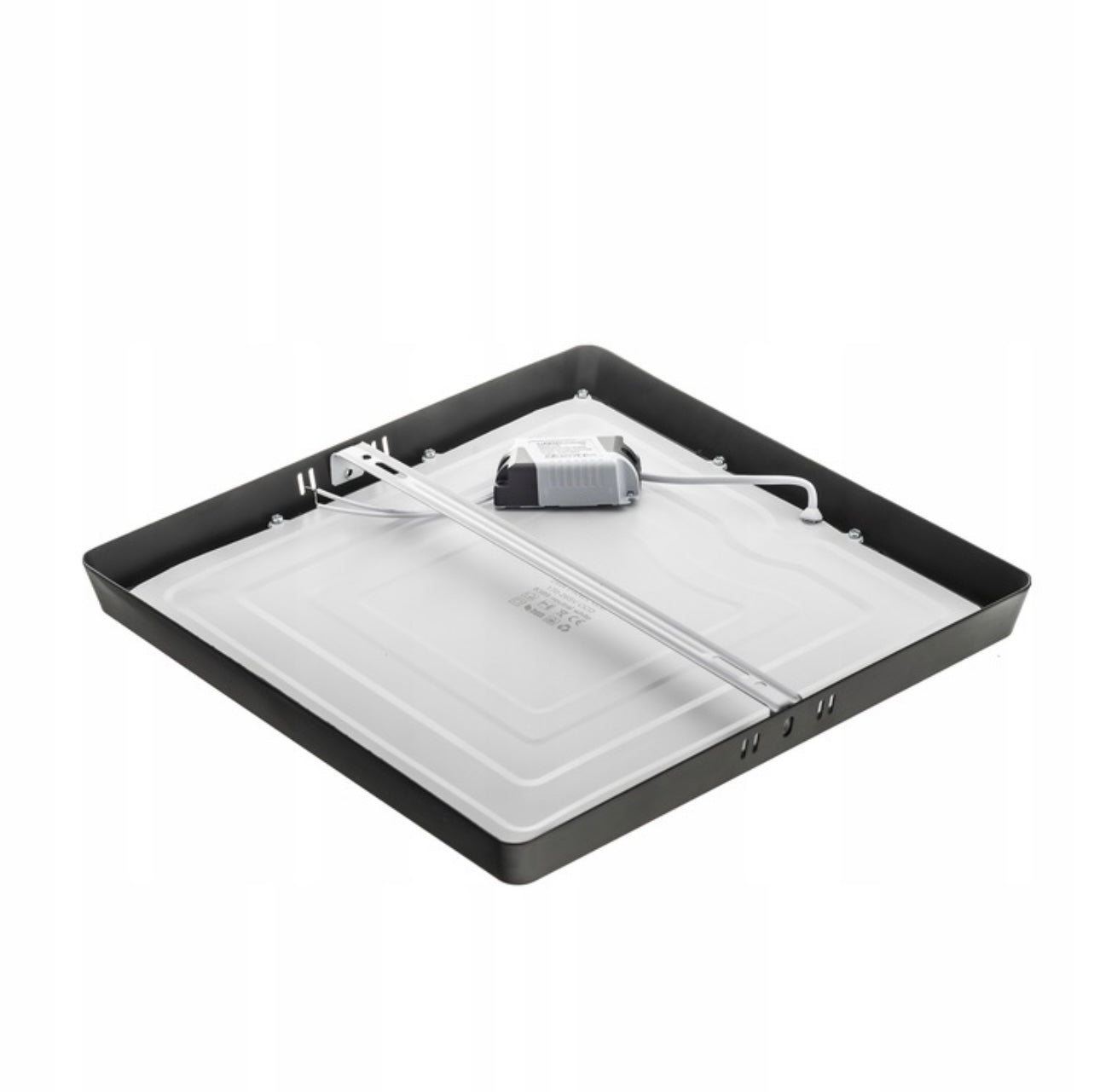 firkantet LED-taklampe med moderne design og energiklasse A, perfekt for stue, kjøkken eller gang, enkel montering, nøytralt hvitt lys på 4000K, lang levetid og lavt strømforbruk