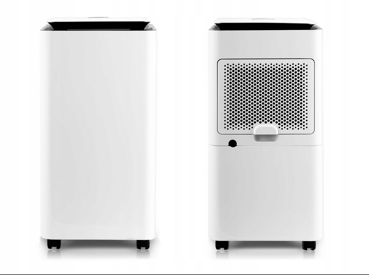 Effektiv kompressorbasert luftavfukter BD-521 med 12L kapasitet per dag, LCD-skjerm og touch-kontroller. Stillegående avfukter med vaskbart filter, kontinuerlig drenering, og miljøvennlig R290-kjølemiddel. Perfekt for store rom, kjeller og baderom, reduserer fuktighet og forbedrer innemiljøet.