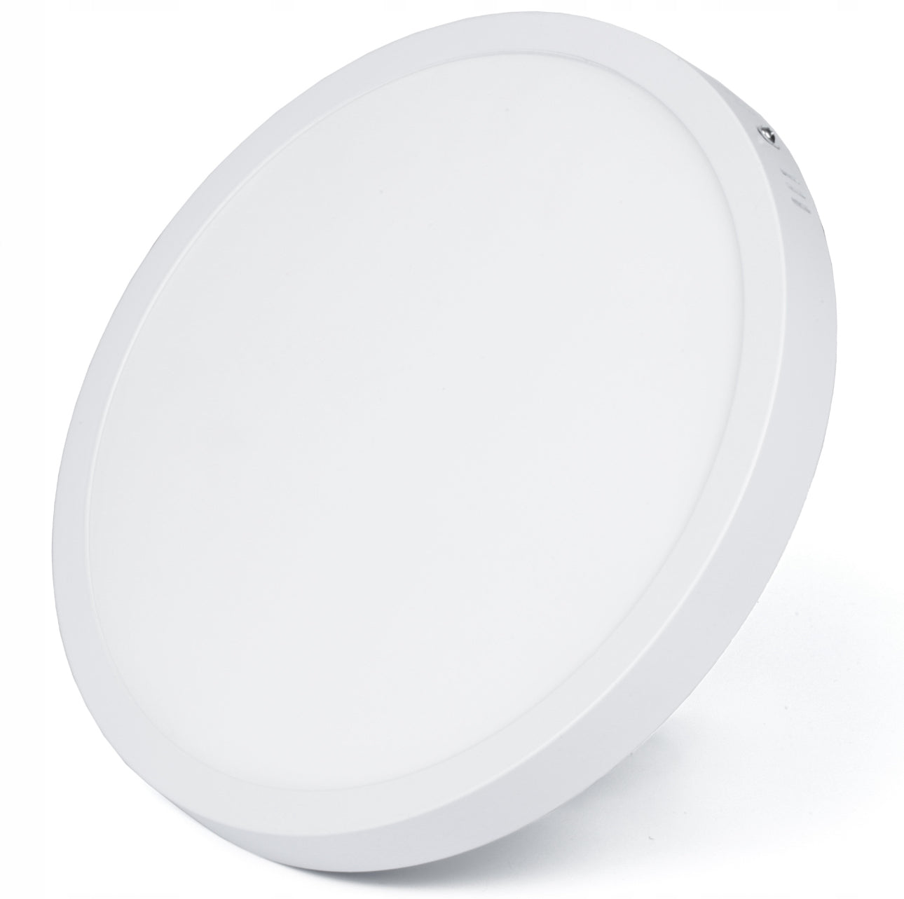 Rund LED-taklampe 24W i moderne, minimalistisk design med energiklasse A. Perfekt for stue, kjøkken eller soverom, med nøytral lysfarge på 4000K og høy lysstyrke på 2200 lumen. Slank og stilren lampe med enkel montering og lang levetid.