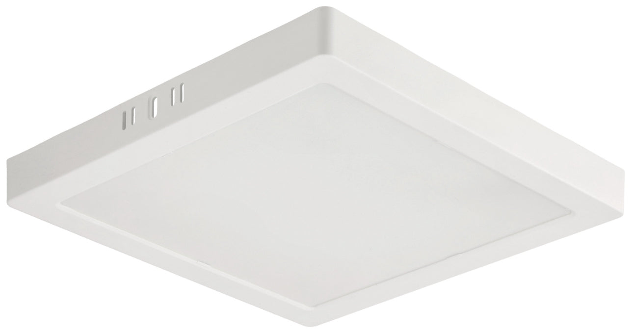 firkantet LED-taklampe med moderne design og energiklasse A, perfekt for stue, kjøkken eller gang, enkel montering, nøytralt hvitt lys på 4000K, lang levetid og lavt strømforbruk