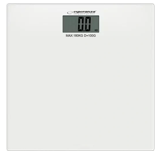 ELEKTRONISK BADEROMSVEKT AV GLASS SLIM 180 KG