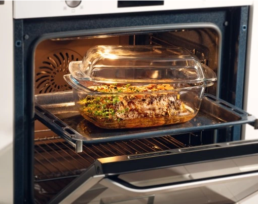 REKTANGULÆR ILDFAST FORM MED LOKK 5,1 L
