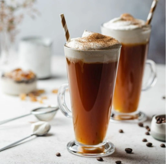 EKSKLUSIVT SETT MED 6 STK 250ML KAFFE LATTE - GLASS