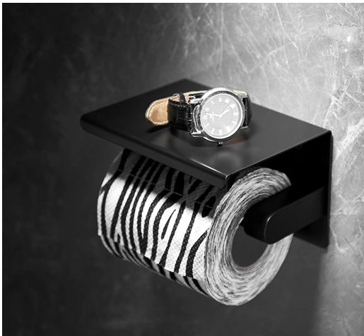 TOALETTPAPIRHOLDER MED HYLLE