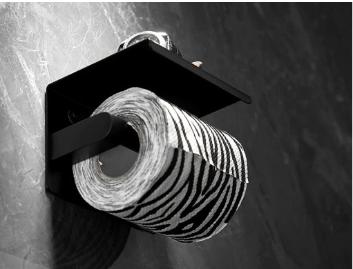 TOALETTPAPIRHOLDER MED HYLLE