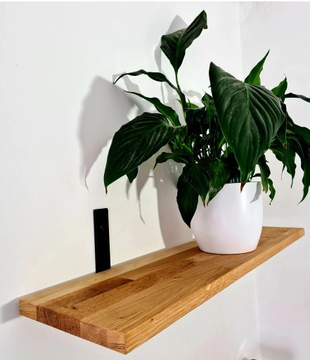 FOREST DESIGN HYLLE 60x18x2 CM NATURLIG EIK
